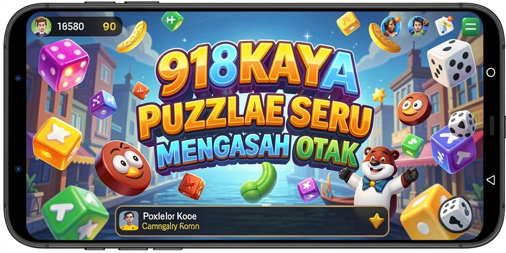 Tampilan gameplay menyenangkan dari 918KAYA dengan berbagai tantangan Puzzle.