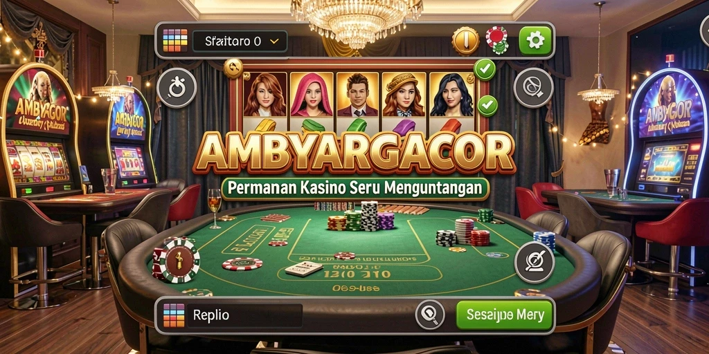 Tampilan gameplay AMBYARGACOR yang menarik dan interaktif.