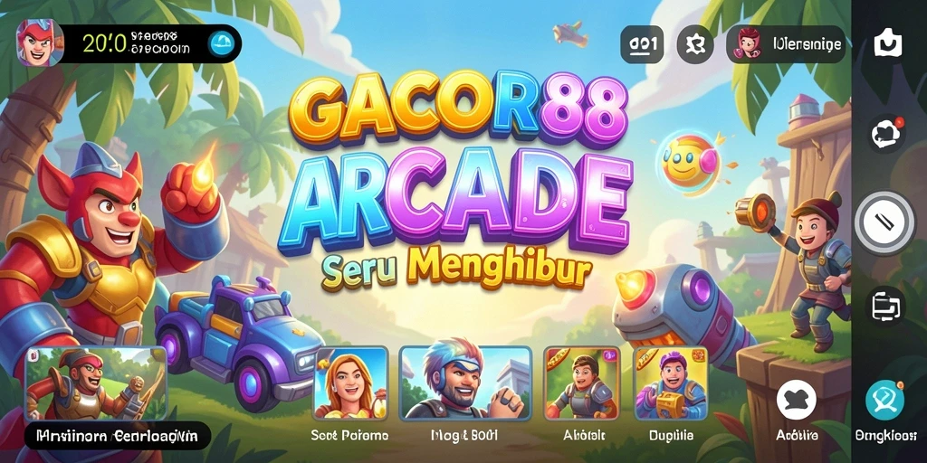 Screenshot gameplay GACOR88 menampilkan aksi seru dan grafik berwarna.