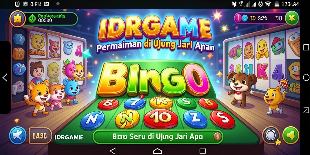 Tampilan gameplay Bingo yang menarik dan interaktif.