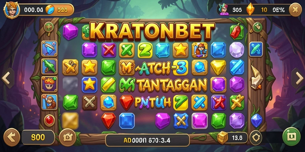 Tangkapan layar KRATONBET menampilkan gameplay seru yang penuh warna.