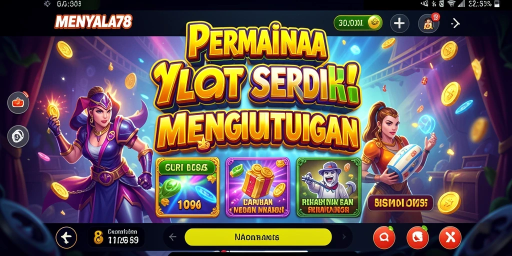 Gameplay menarik dari MENYALA78 menunjukkan keseruan slot yang menguntungkan.