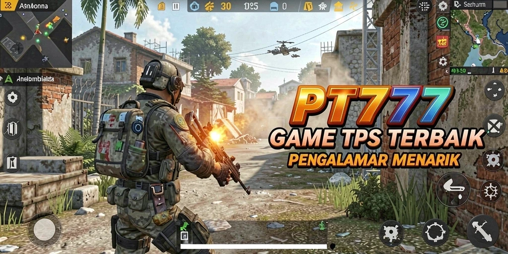 Screenshot gameplay PT777 dengan aksi tembak-menembak seru.