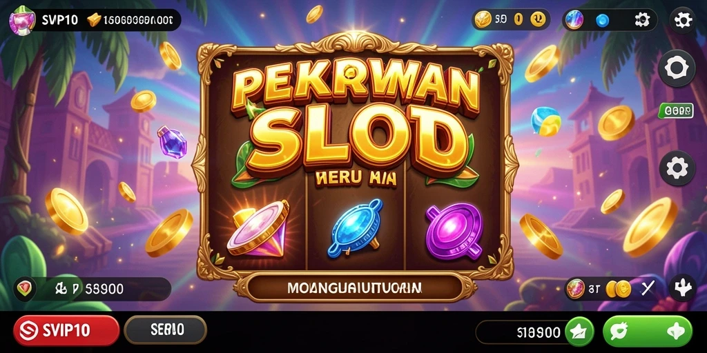 Screenshot gameplay Slot SVIP10 dengan grafis yang mencolok dan fitur menarik.