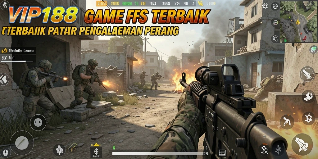 Screenshot gameplay VIP188 menampilkan pertempuran yang intens dan grafis luar biasa.