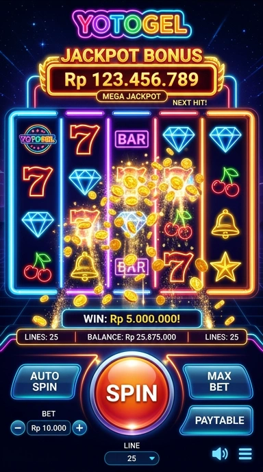 Tampilan antarmuka Yotogel yang user-friendly.